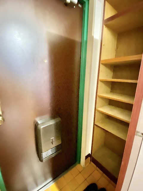 玄関　シューズボックスあります