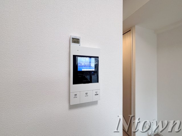 セキュリティ　モニター付きインターホンです