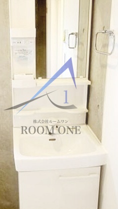 洗面設備　洗面台です。