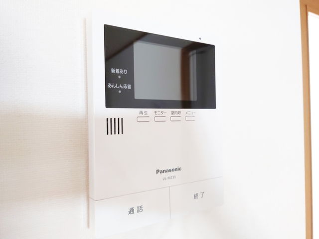 セキュリティ　モニタ付インターホンです☆