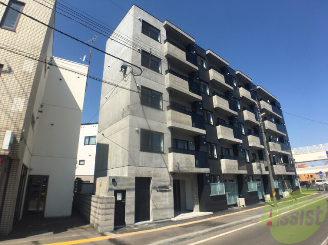 建物外観　札幌市白石区菊水三条「レジデンス菊水」