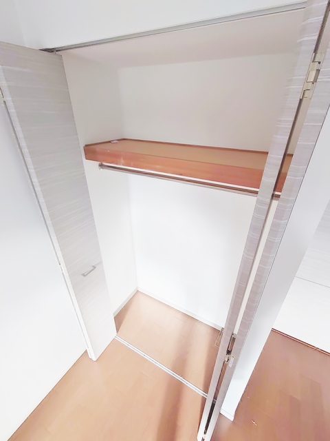 収納　クローゼッタイプの収納