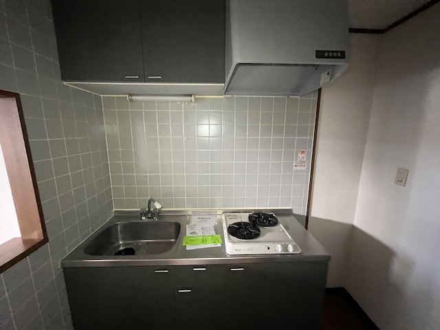 キッチン　2口ガスコンロ付