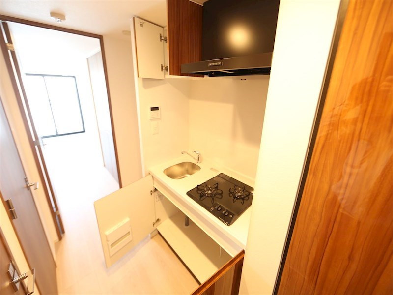 キッチン　システムキッチン（ガス2口コンロ付）