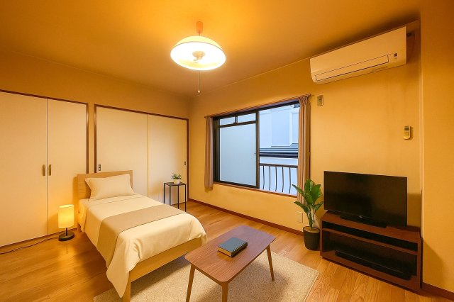 居室・リビング　家具配置イメージ画像です。