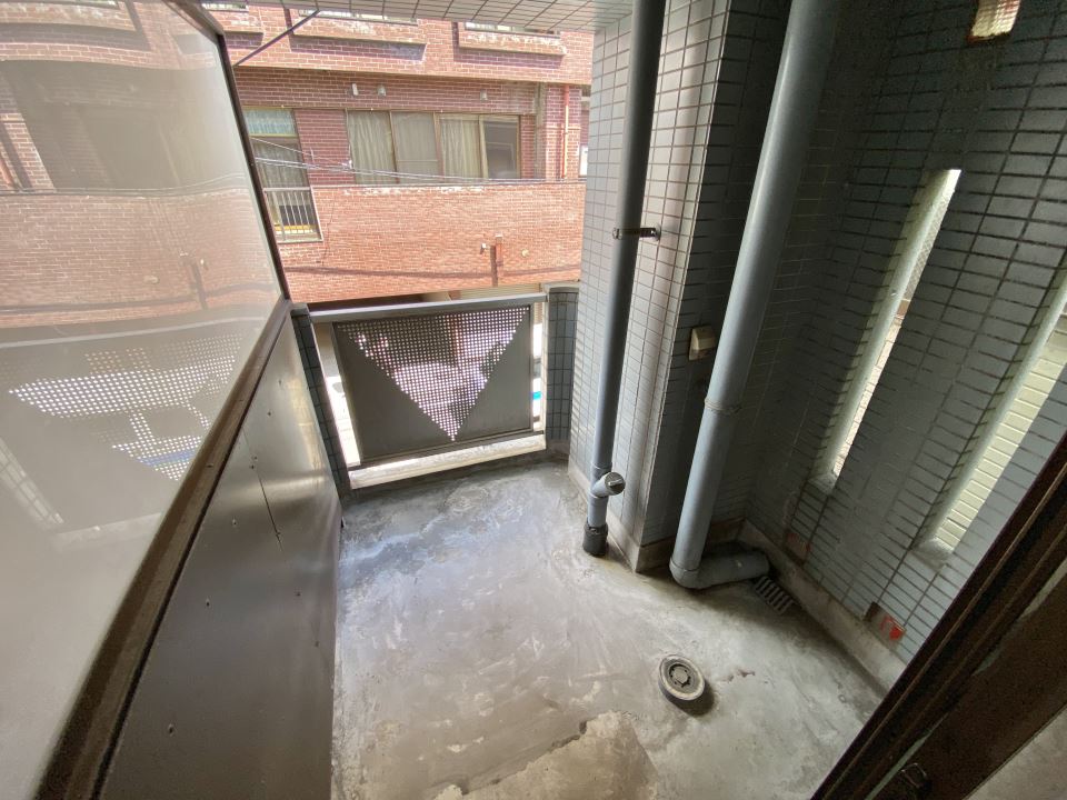 バルコニー　プライバシーが保たれるバルコニーです