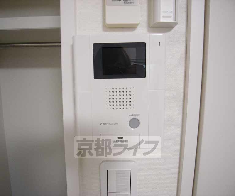 セキュリティ　来客も安心です。