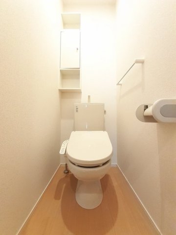 トイレ　ゆったりとした空間のトイレです