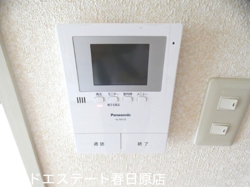 セキュリティ　訪問者を確認出来ます
