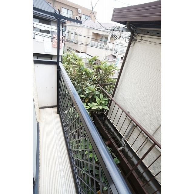 バルコニー　優しい光が入ります