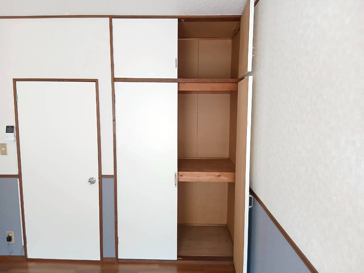 収納　たっぷりとした収納スペースです