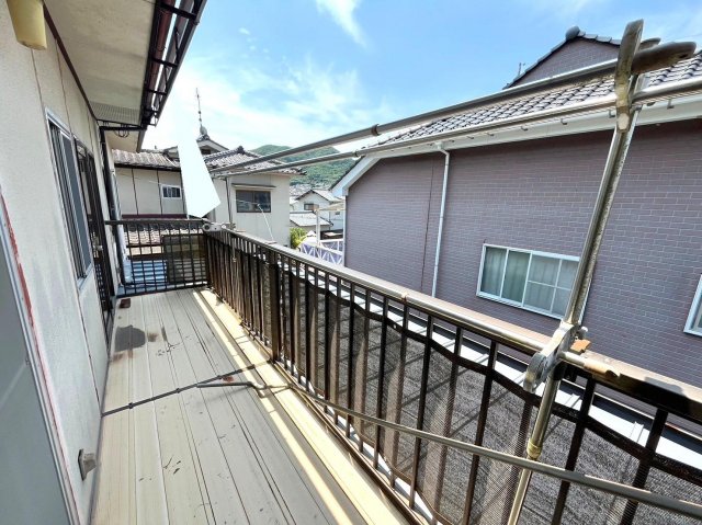 バルコニー　風通しがよくお洗濯物もよく乾くバルコニー♪