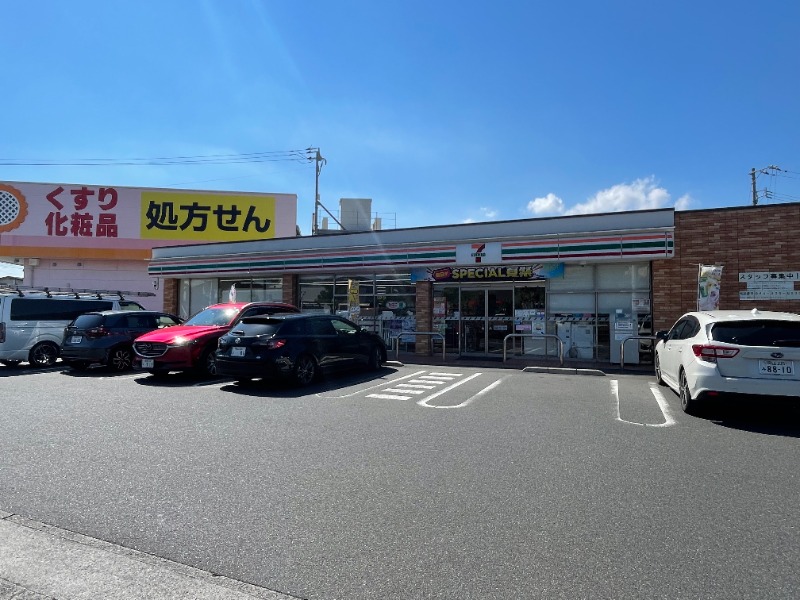 コンビニ　セブン-イレブン 倉敷川入店（コンビニ）まで624m