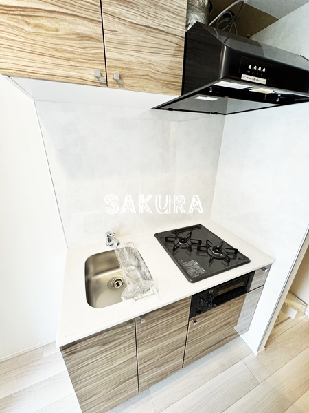 キッチン　グリル付き2口ガスキッチン♪