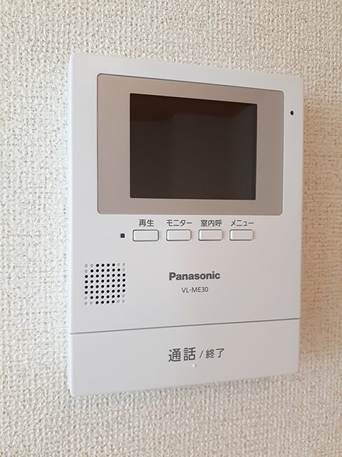セキュリティ　来訪者の姿を確認できます。