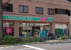 コンビニ　ローソンストア100野方店（コンビニ）まで80m