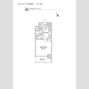 プライムアーバン門前仲町の間取り写真