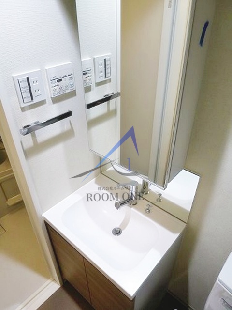 洗面設備　洗面台です。