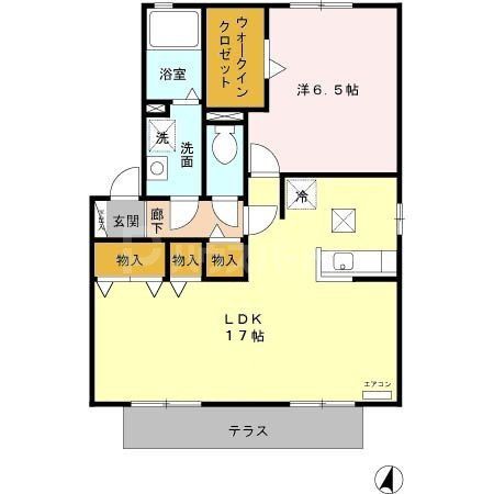 シャレーエスポワール 弐番館の間取り写真