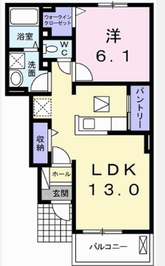 ＪＲ加古川線 滝野駅 徒歩9分 2階建 築9年の間取り写真