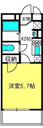 ＪＲ京浜東北線 浦和駅 徒歩7分 4階建 築11年の間取り写真