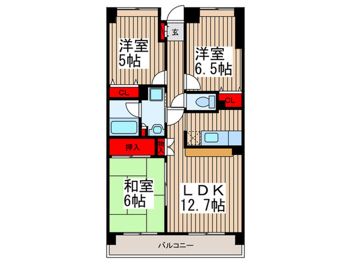 アンジェリークの間取り写真