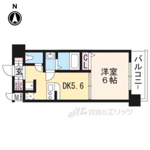 エステムコート京都西大路の間取り写真