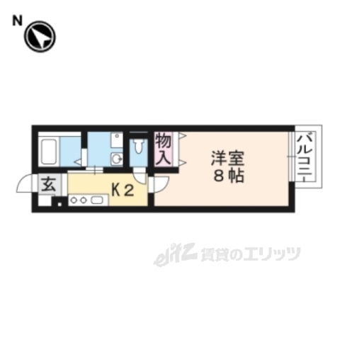 コーポサカエの間取り写真