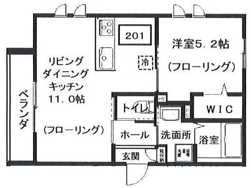マンション 渋谷区上原の間取り写真