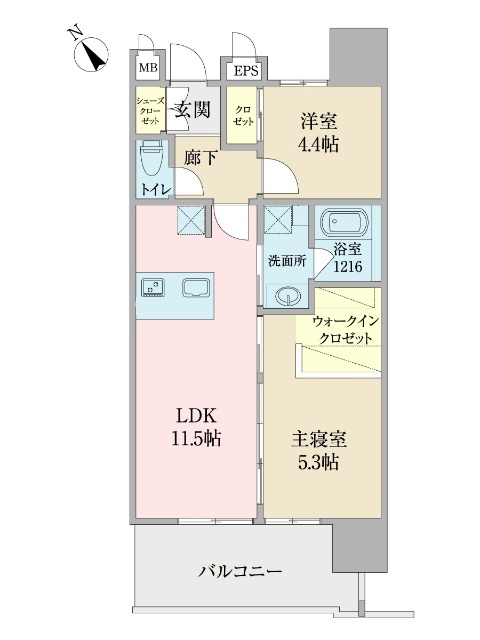 LINO高宮の間取り写真