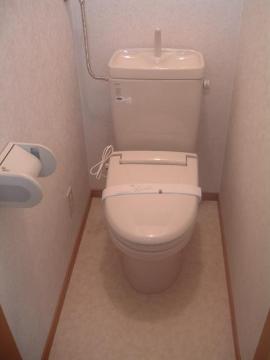ＪＲ室蘭本線 鷲別駅 徒歩15分 2階建 築39年のトイレ写真