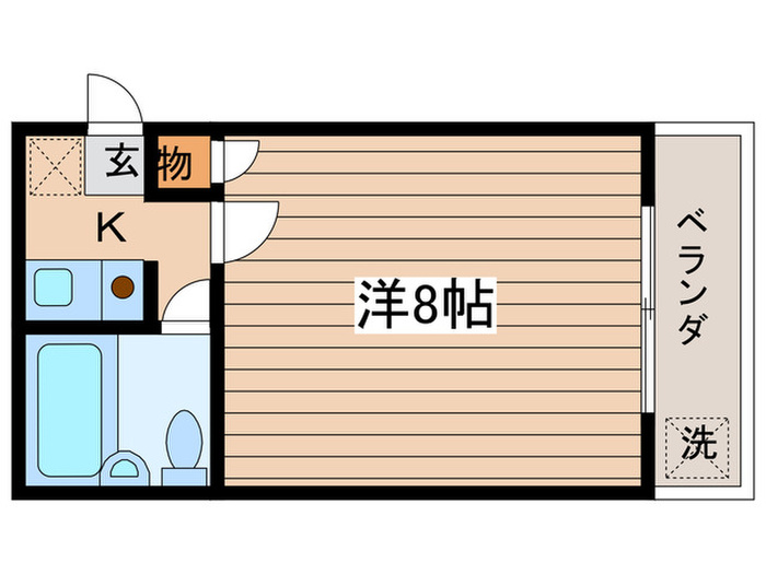 レジデンスM1の間取り写真