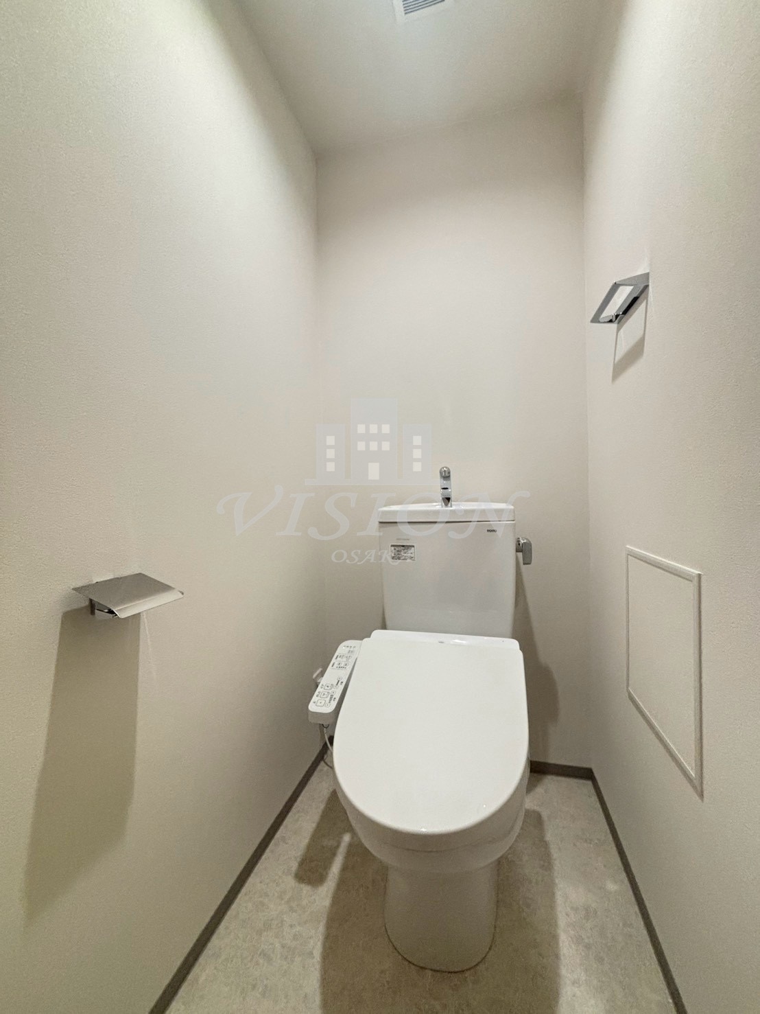 地下鉄長堀鶴見緑地線 松屋町駅 徒歩8分 14階建 築1年のトイレ写真