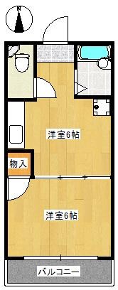 朝日ハイツの間取り写真