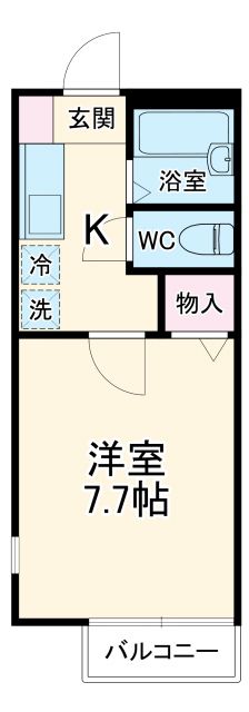 ウイスティリア高洲の間取り写真