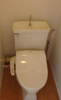 トイレ　落ち着いた色調のトイレです