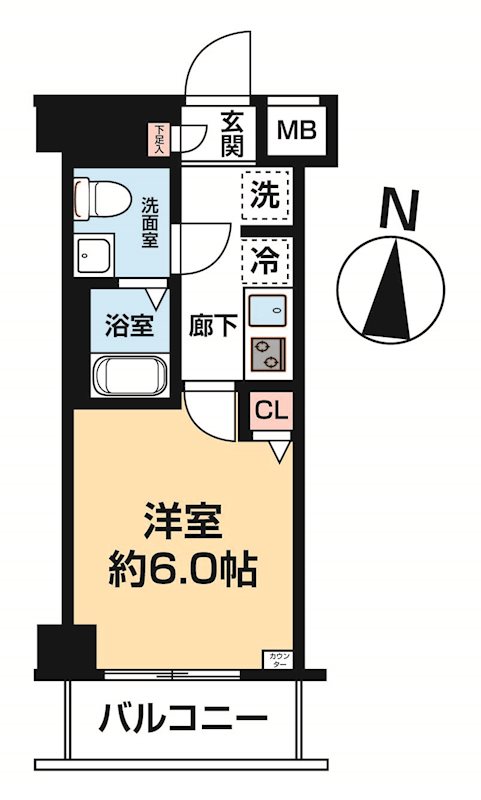 GENOVIAお花茶屋IIskygardenの間取り写真
