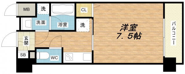 エグゼ大阪ドームIIの間取り写真