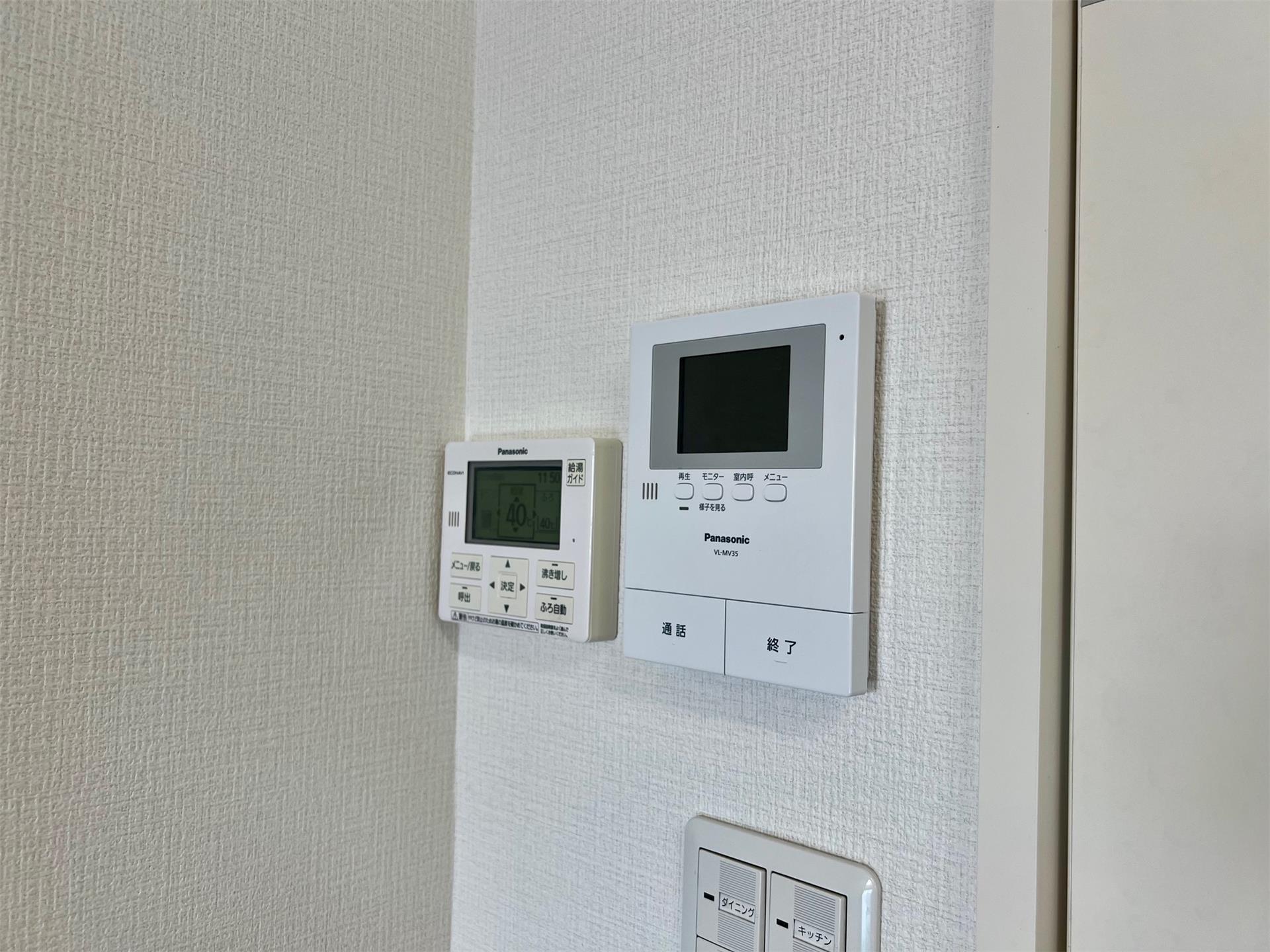 セキュリティ　ホ－ムセキュリティ、モニタ－ホン付きで防犯対策。