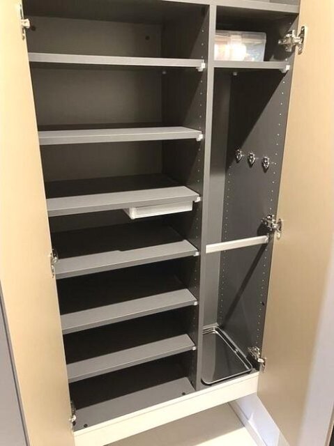 バルコニー　浴室乾燥機完備