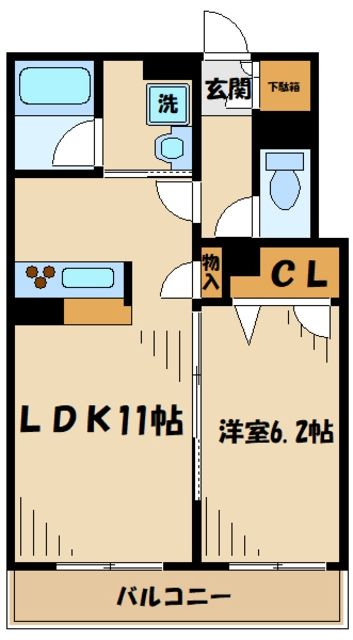 皐-satsuki-南町田の間取り写真