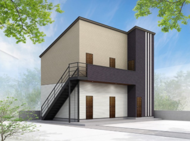 建物外観　～頑張って建築中っ～