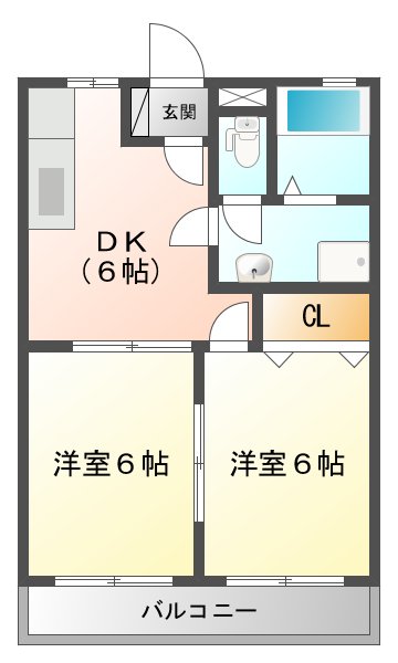 ベルディー和田の間取り