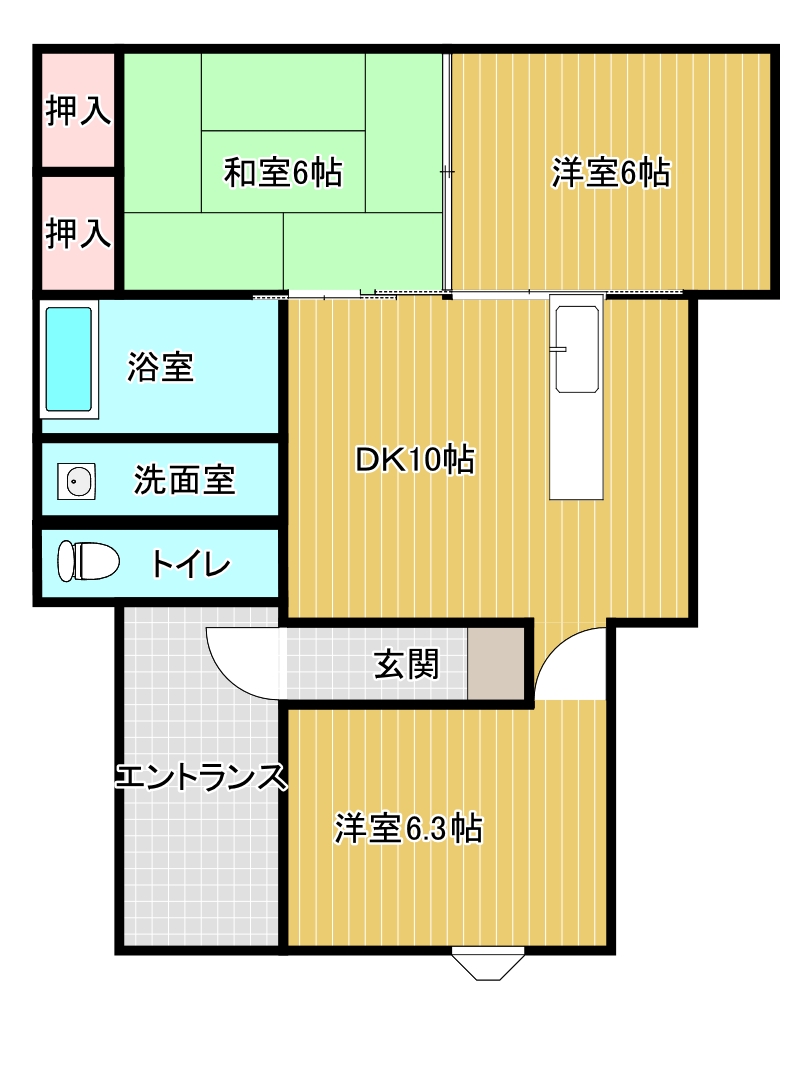 パイングローブの間取り