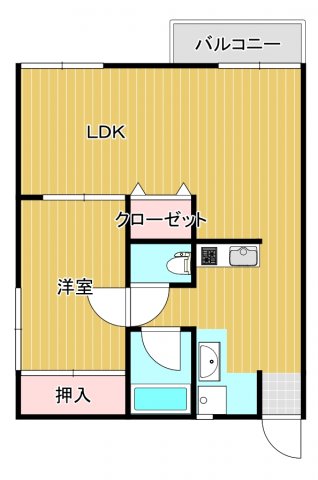 フォーブル原の間取り