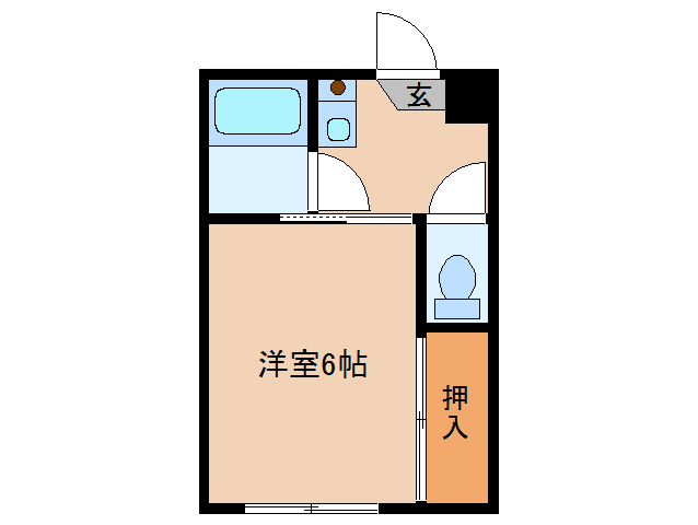 伊勢市船江のアパートの間取り