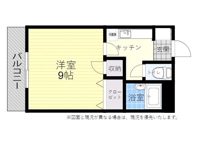 ハピネス吉富の間取り