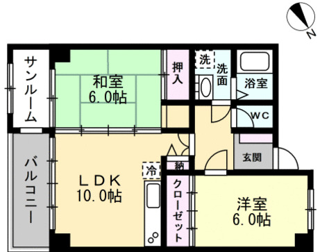 ラウンドパレスの間取り