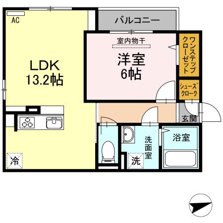 メープルアベニューの間取り