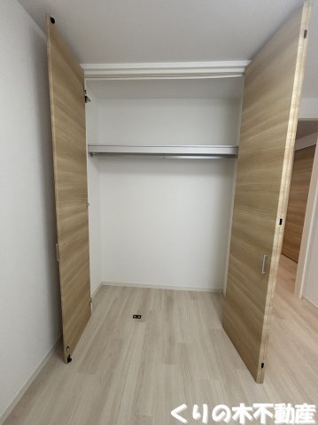 収納　たっぷりとした収納スペースです